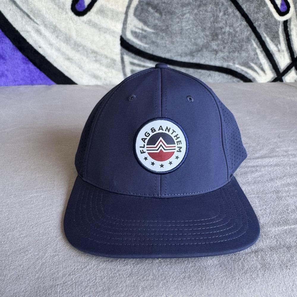 New Flag & Anthem Icon Performance Hat – Navy